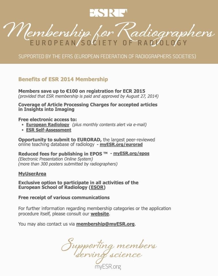 ESR Annual Membership